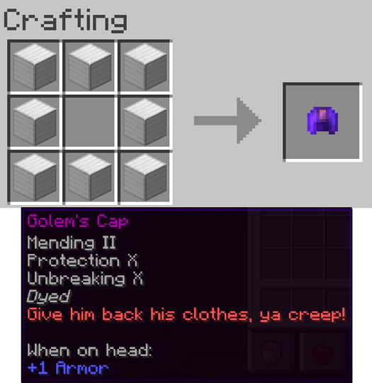 Golem's Cap Recipe