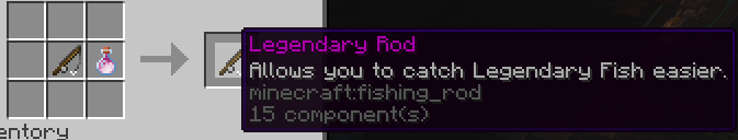Legendary Rod Recipe